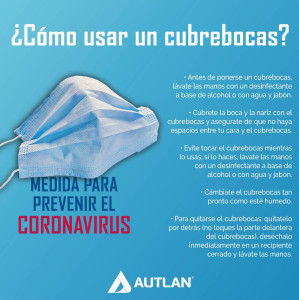 ¿Cómo usar un cubrebocas?